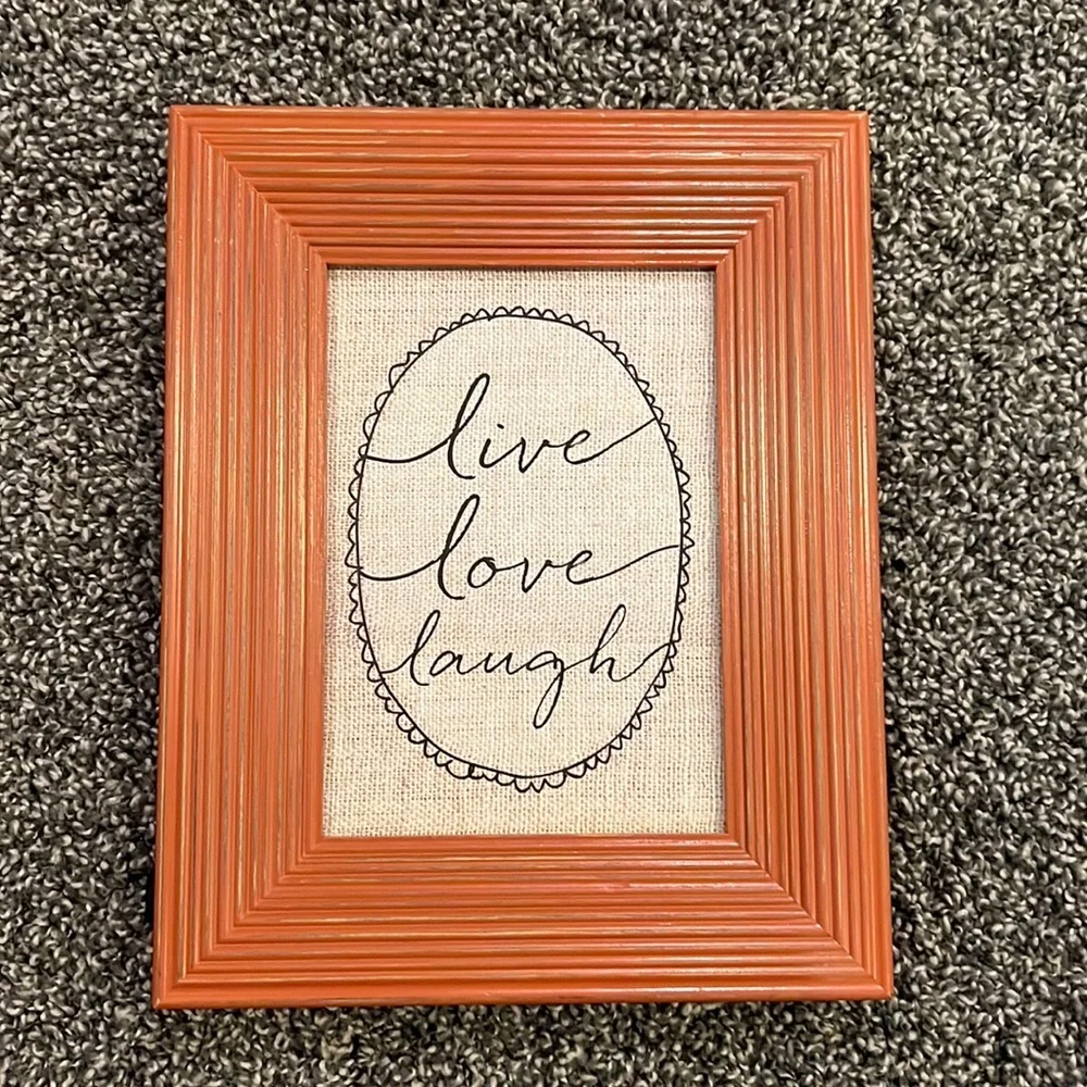live love laugh photo frame